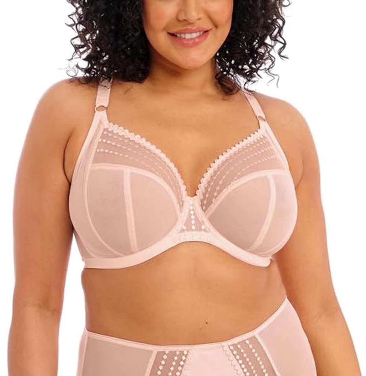 Dames Plunge Beha met Ondersteuning en Strappy Detaillering