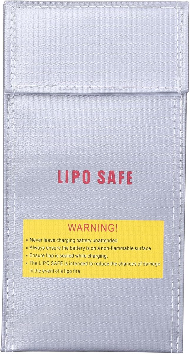 Lipo Batterij Veiligheid Zak voor Opladen en Opslag - Brandwerende Bescherming
