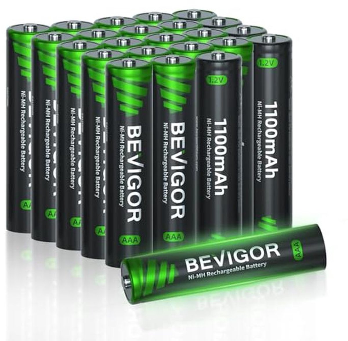 24 AAA Oplaadbare Hoogcapaciteitsbatterijen NiMH - Vooraf Opgeladen, Ideale Voorraad