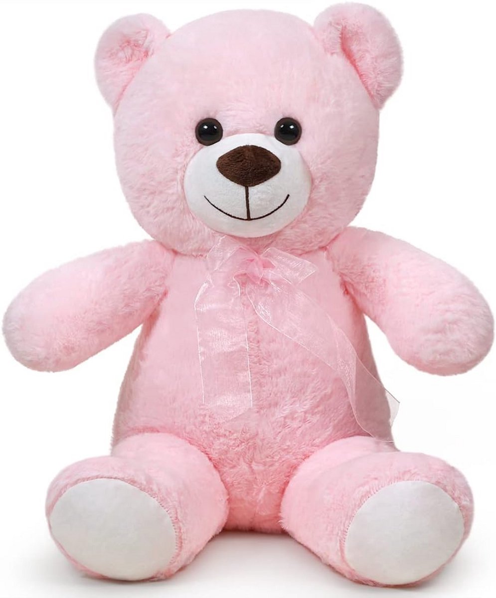 Zachte Pluche Knuffelbeer 40 cm - Knuffeldier voor Kinderen, Speelgoed en Cadeau voor Verjaardag, Kerst en Valentijnsdag
