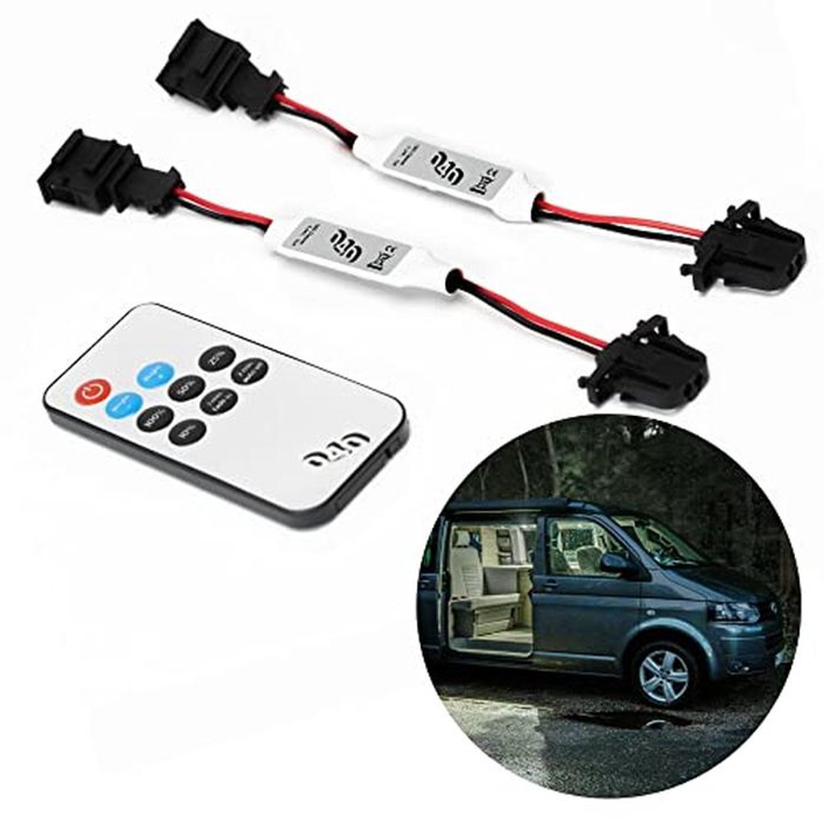 LED dimmer voor VW T5 en T6 met afstandsbediening - dimbare verlichting