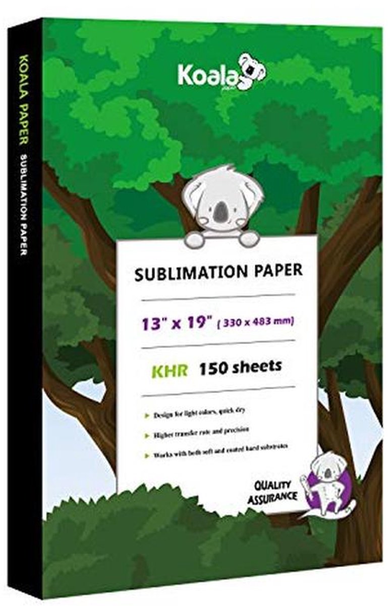 Sublimatie Papier 150 vellen 13x19 inch voor Warmteoverdracht DIY Projecten