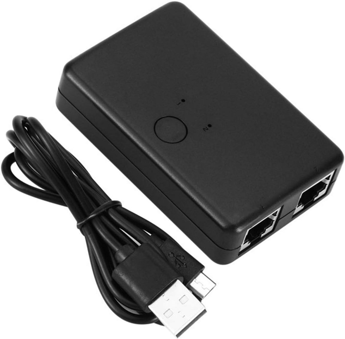 2-poorts Netwerkschakelaar RJ45 - Ethernet Splitter Adapter voor Intranet en Extranet Switchen