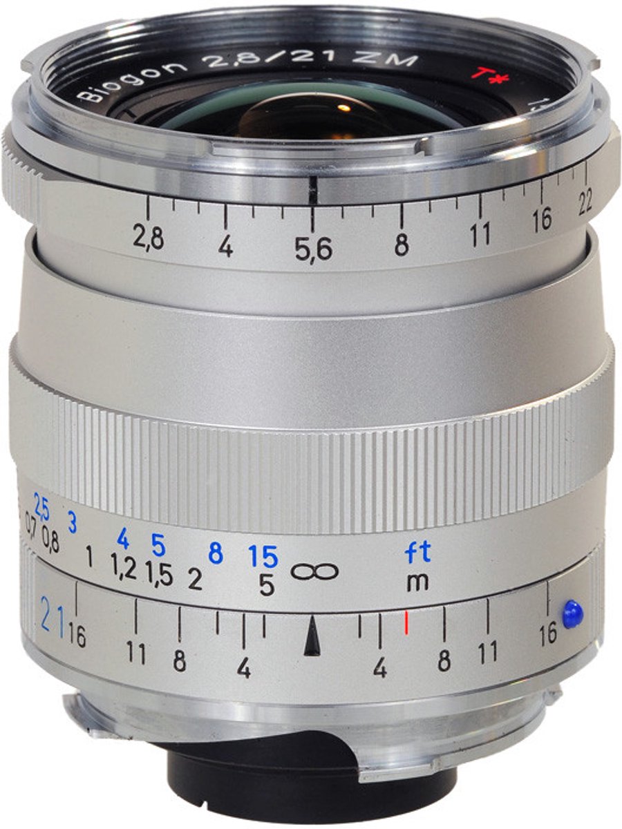 Carl Zeiss Biogon T* 2,8/21 ZM, silver