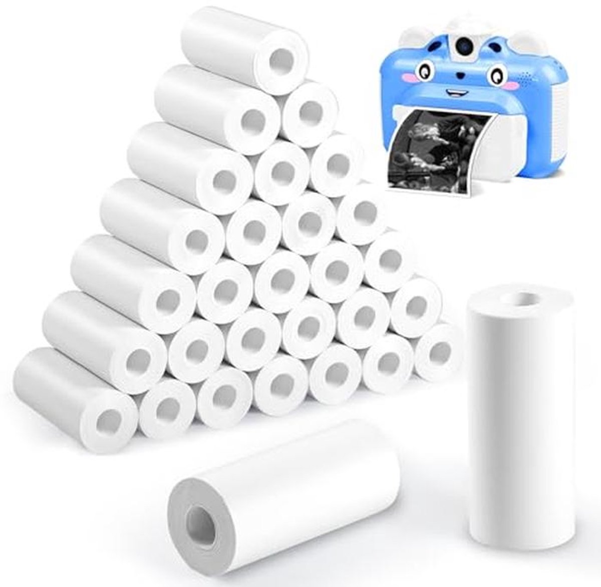 Thermisch Papier voor Kinderen - 30 Rollen 57 mm Printpapier voor Instant Camera's