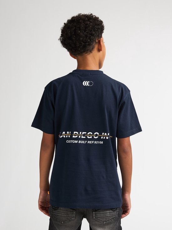 Petrol Industries - Jongens T-shirt met print Bala - Blauw - Maat 176