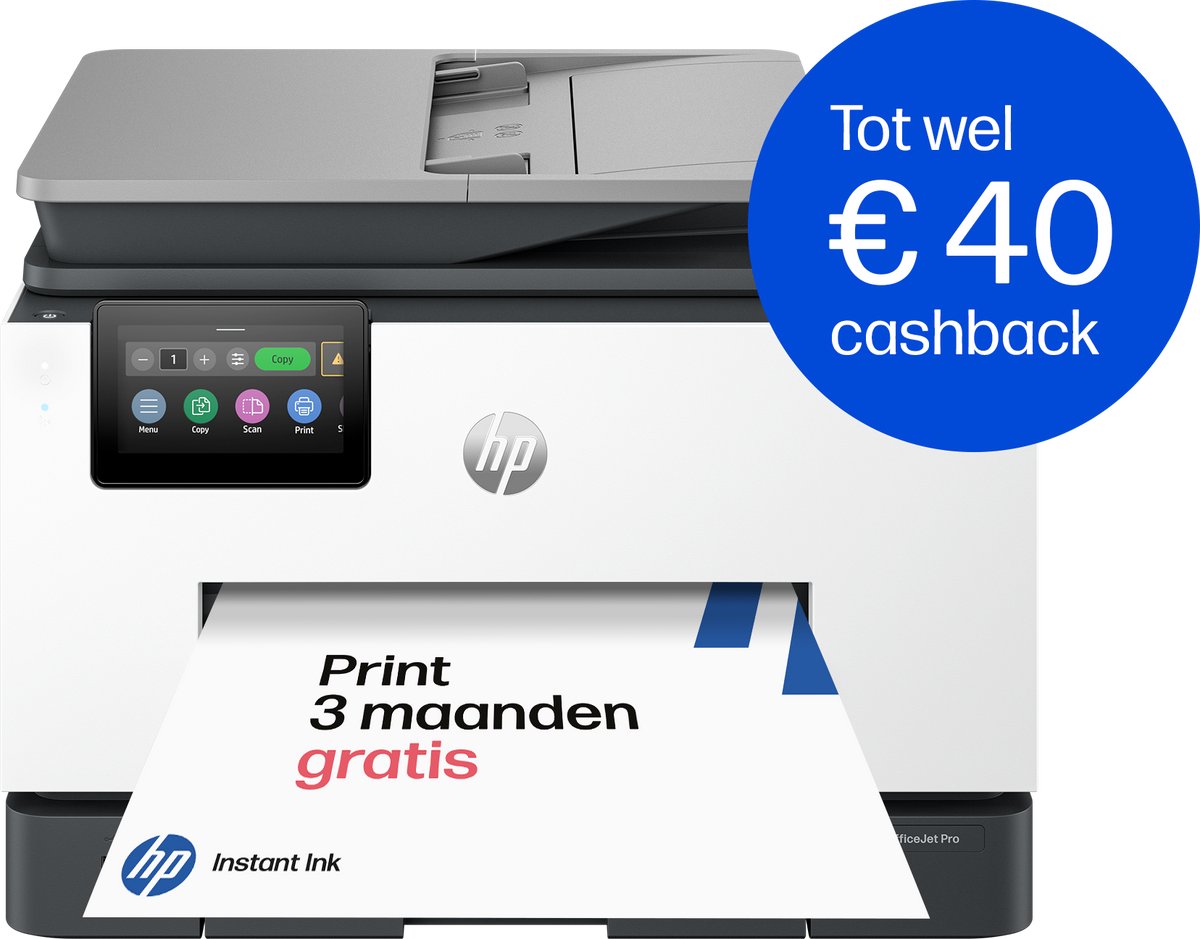 HP OfficeJet Pro 9132e - Printen, kopiëren en scannen - Inkt - HP+ geschikt - Incl. 3 maanden Instant Ink