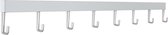 STAS Wandrek / Kapstok – 70cm - Wit - universeel ophangrek en kapstok voor jas, tas en accessoires