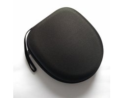 Koptelefoon draagtas, universele harde koptelefoon opbergtas - geschikt voor de meeste merken/Bluetooth/HiFi/bedrade koptelefoons (zwart)