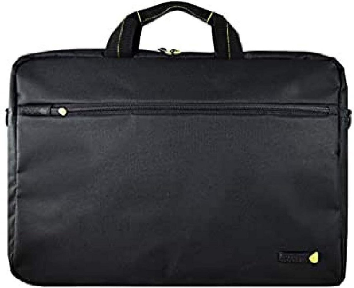 Lichte Zwarte 15.6 Inch Notebooktas met Schuimrubberen Bescherming