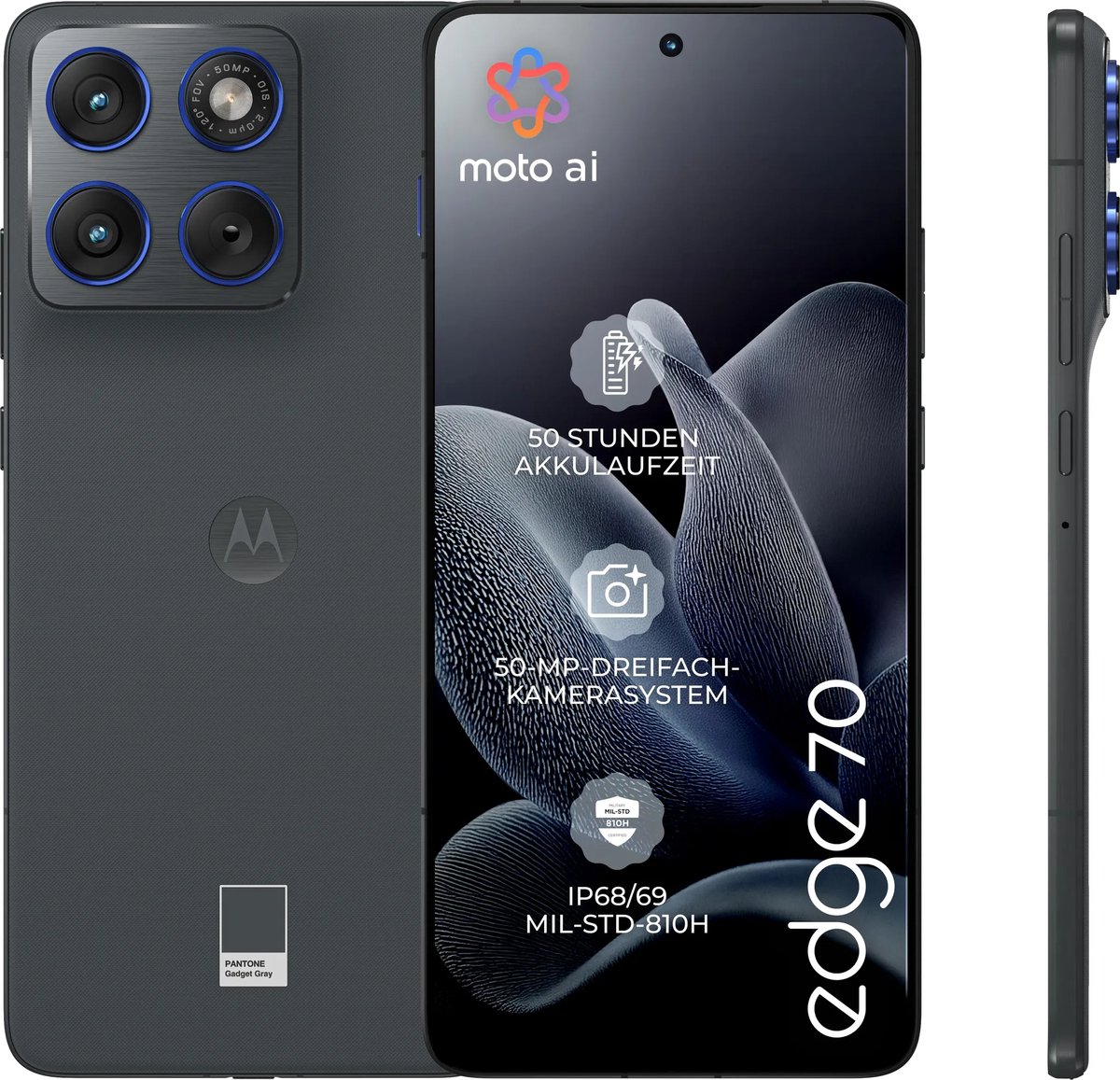 Motorola Edge 70 512GB Grijs 5G