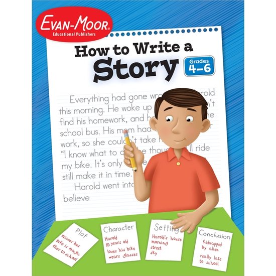 How to Write a Story, Grades 4-6 - cover