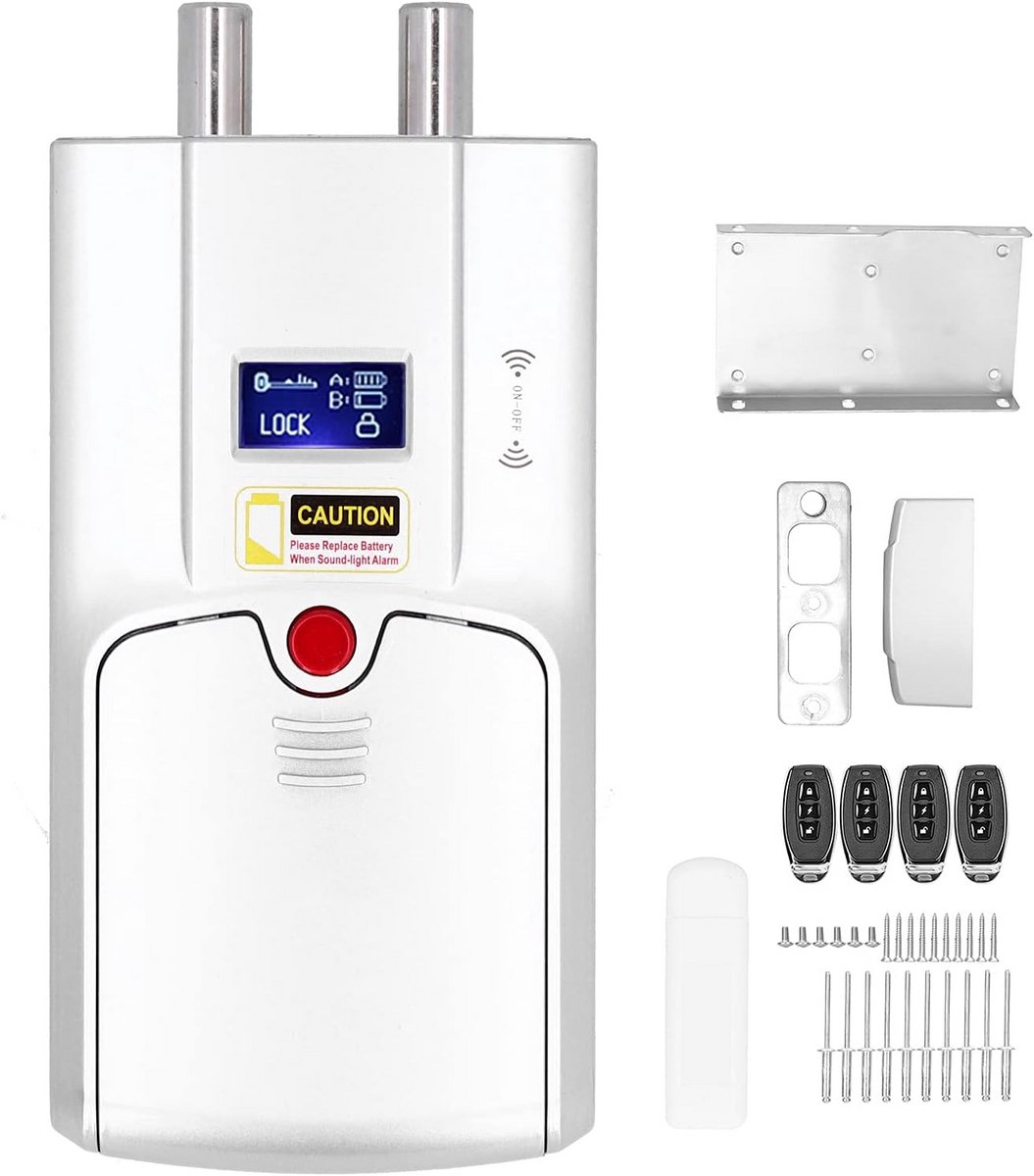 Onzichtbaar Slim Deurslot met 4 Afstandsbedieningen - Bluetooth & Keyless Toegang