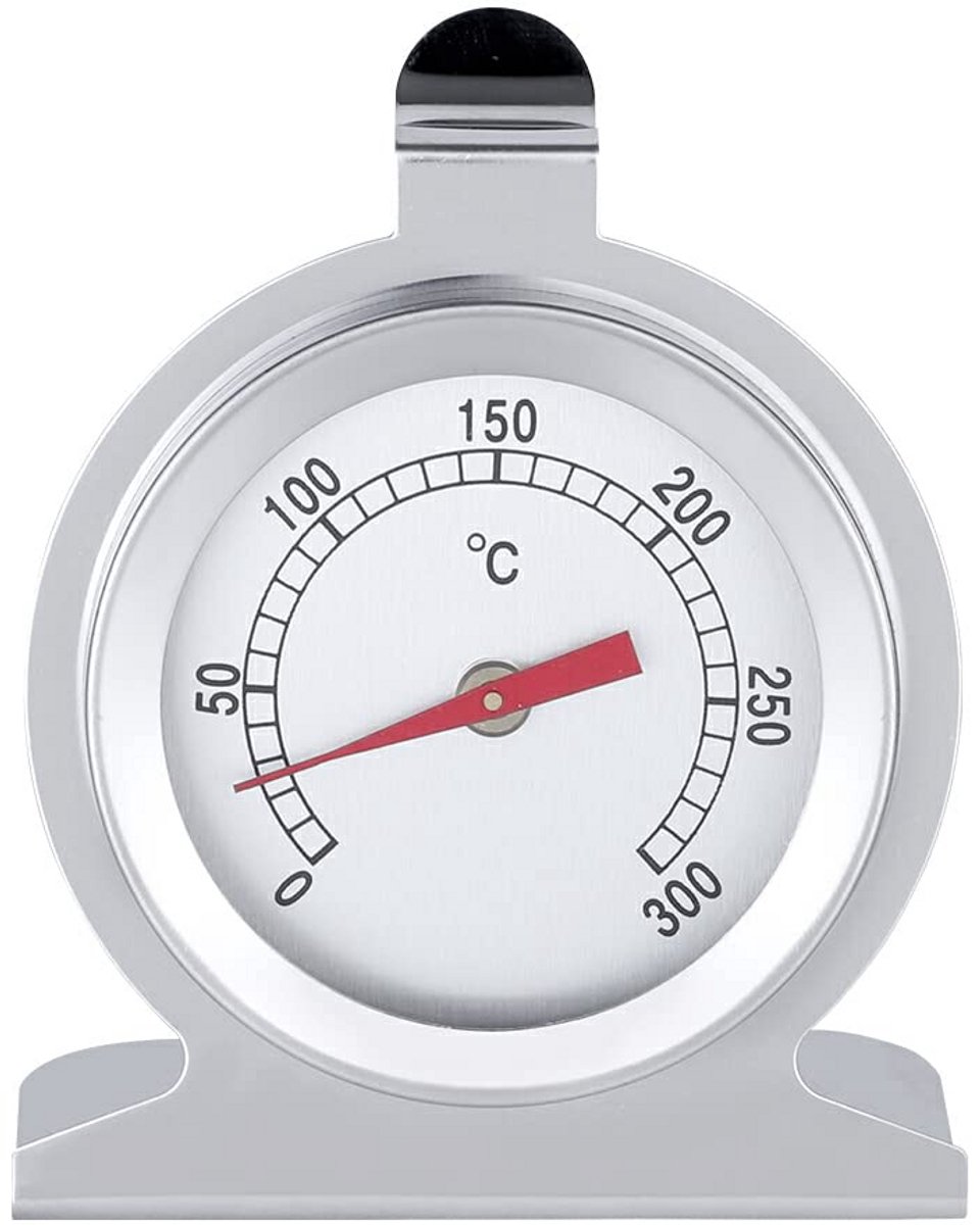 Oventhermometer Roestvrijstalen Temperatuurmeter voor Oven, Grill en Bakken