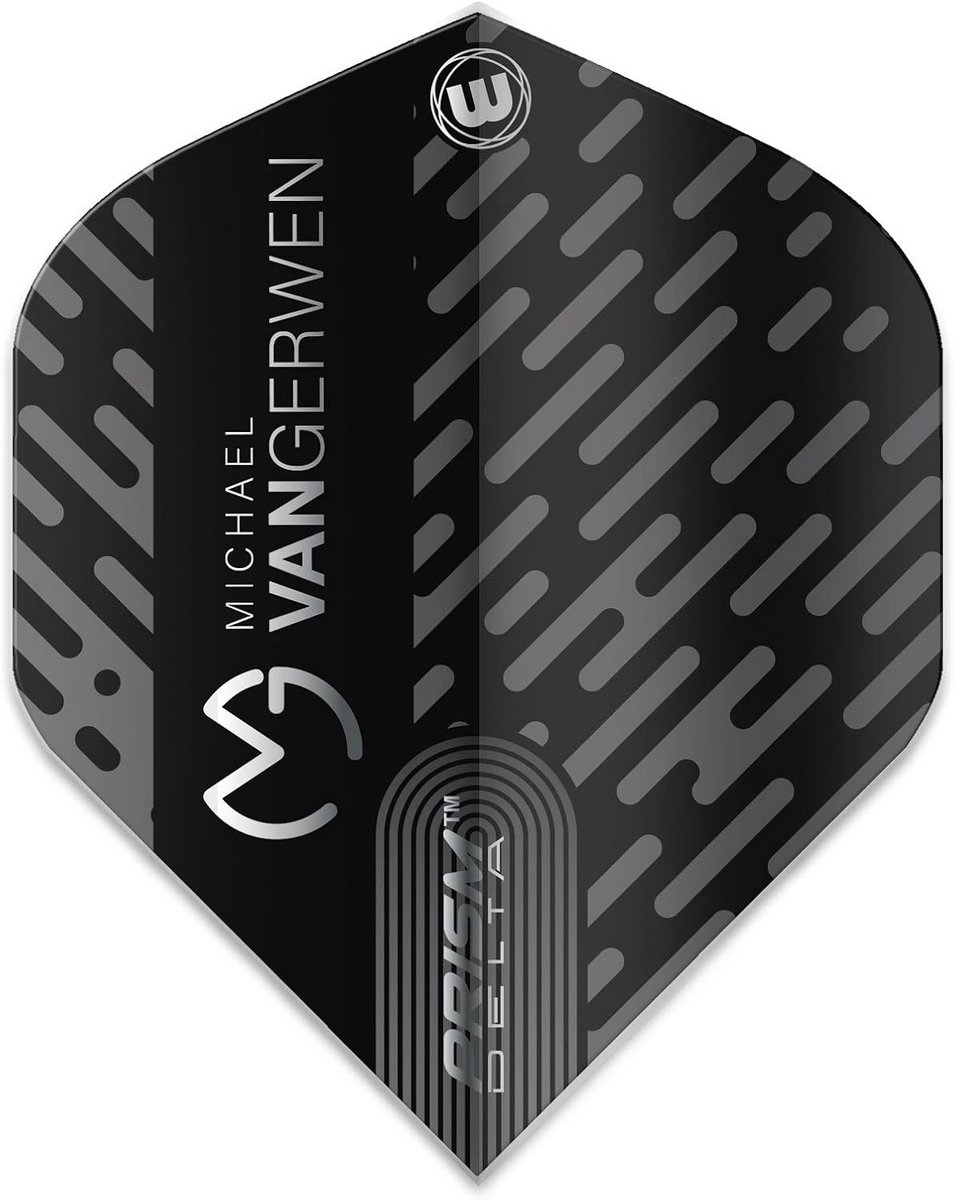 Dart Flights Zwart Grijs Extra Dik Professioneel Set van 3