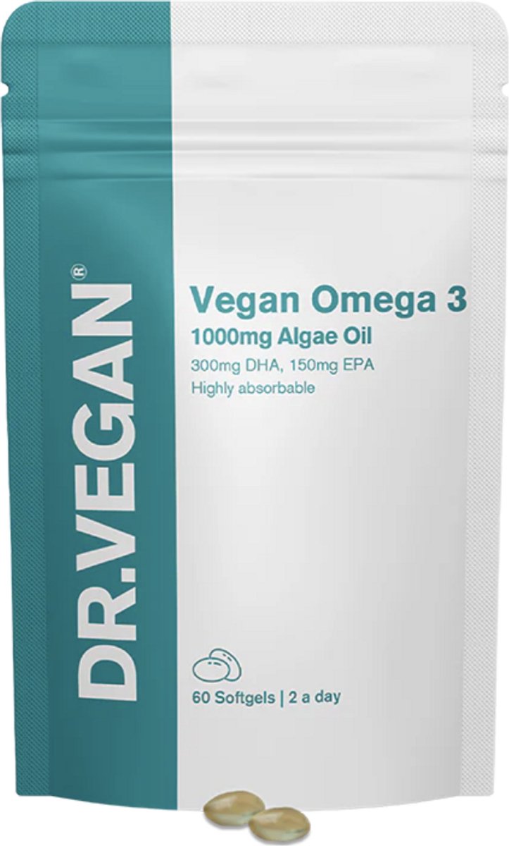 DR.VEGAN Vegan Omega 3 Algae Oil 60 Softgels