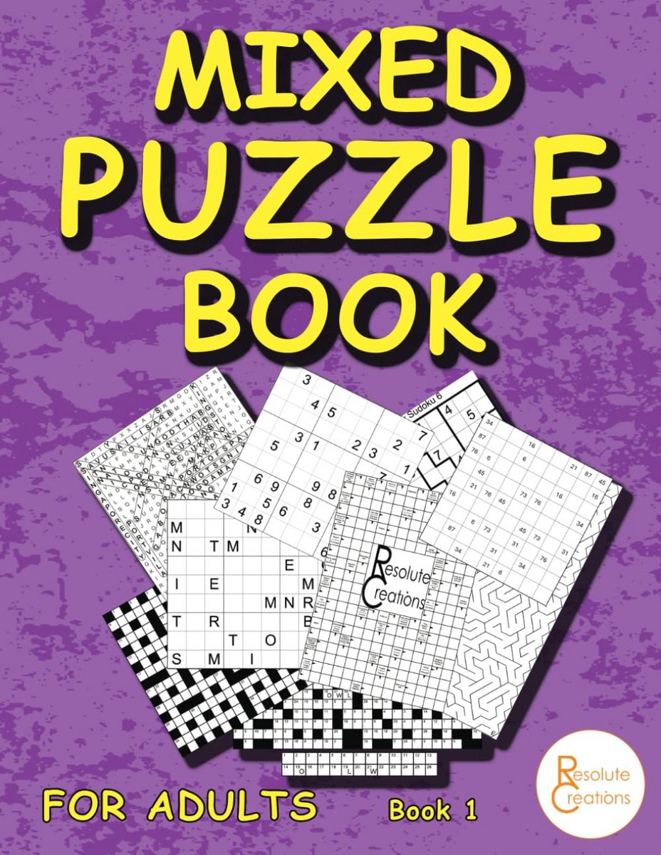 Uitgebreid Puzzelboek voor Volwassenen met 250 Gevarieerde Breinbrekers