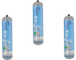3x 600g CO2 Wegwerpfles voor Bruiswater en Bier Tappen - Voedselveilig E290