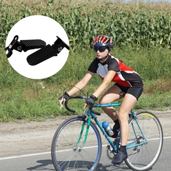 BMX fiets pegs (voetsteunen) zwart - Budget Fietsonderdelen
