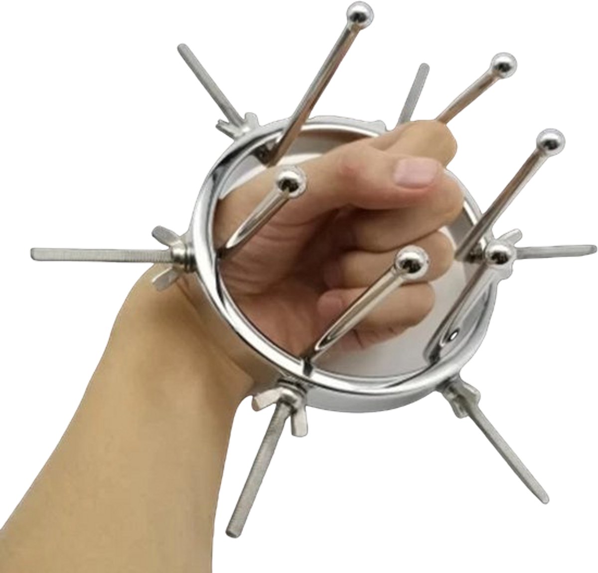 Anale fisting speculum - Anale spreider - RVS - BDSM - Tunnel buttplug