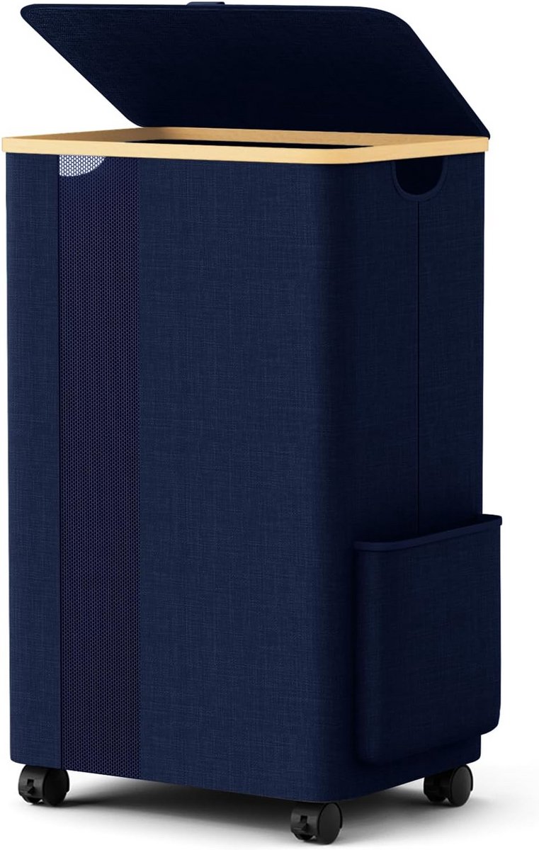 Grote Wasmand 75 Liter Donkerblauw