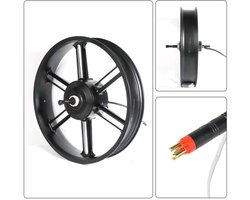 Originele 500W Fatbike Motor met Velg – Kabel Links (Rood) – Geschikt voor OUXI V8 / H9 / QMWheel V20 & V20 Pro – 20 Inch