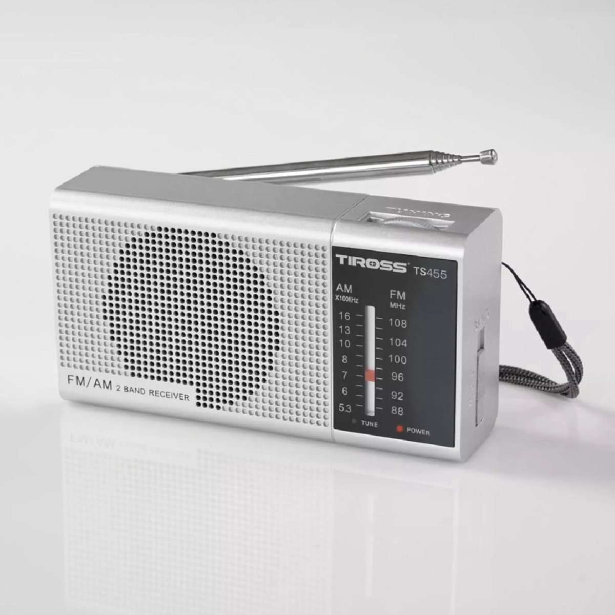 Tiross TS-455 - Draagbare Radio - Zwart - AM/FM