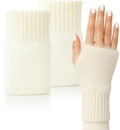 Gants sans doigts Twenty4seven® pour femmes - Gants sans bouts de doigts - Mitaines Wit