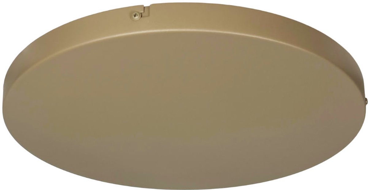 Plafondplaat Ø 50 cm zonder gaten beige