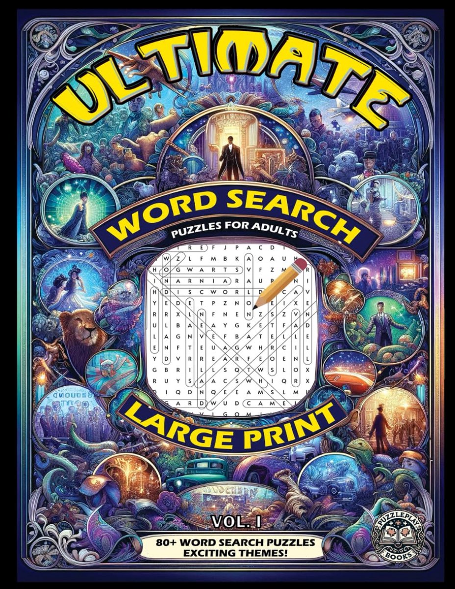 Grote Woordzoeker Boek voor Volwassenen: 80+ Puzzels met Thema's over Films, Dieren & Meer