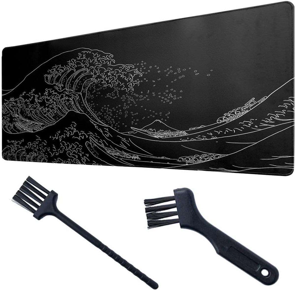 Extra Groot XL Gaming Muispad met Antislip Onderkant en 2x Reinigingsborstel
