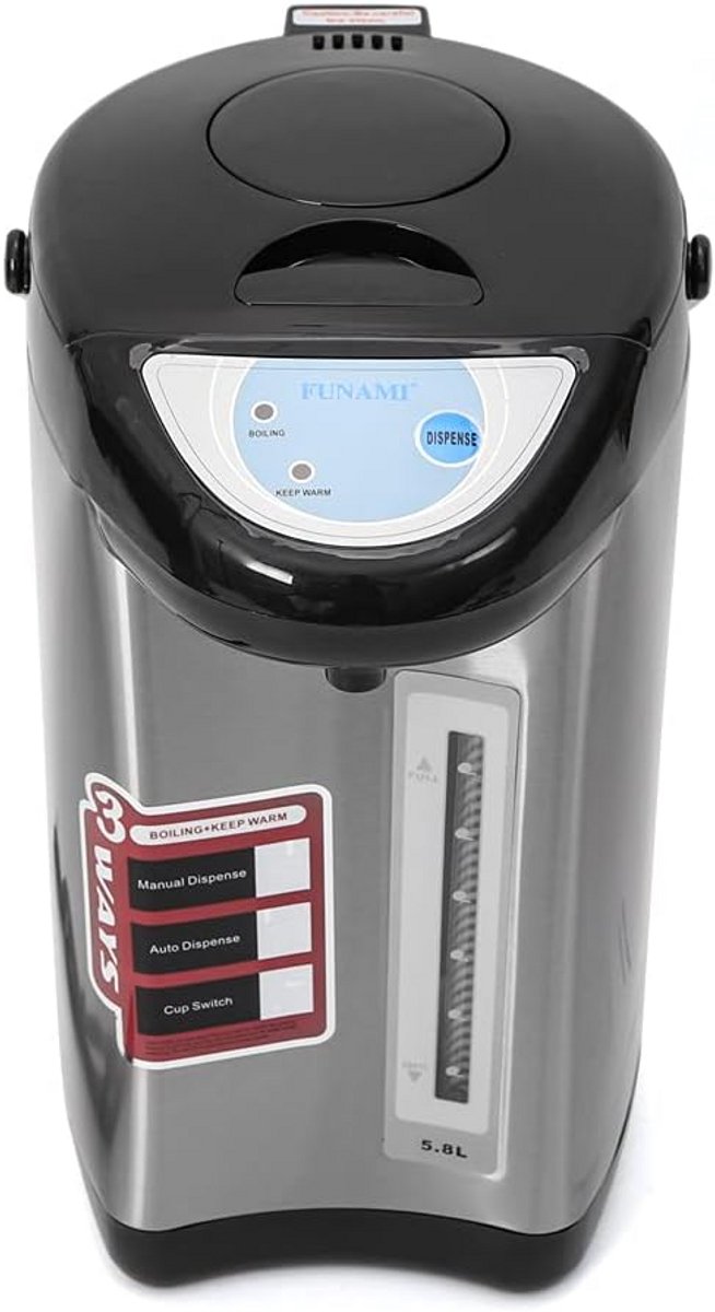 Grote 4 Liter Warmwaterdispenser met 750W Vermogen voor Dranken