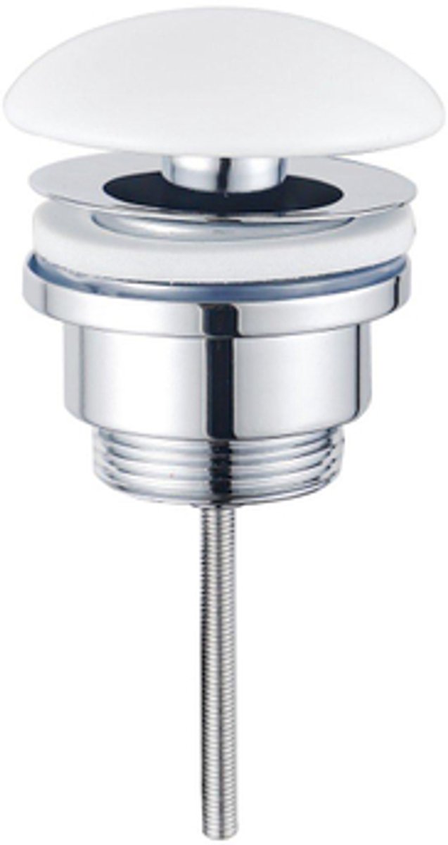 FugaFlow Eccelente Anta Afvoerplug Always Open - keramiek - mat wit