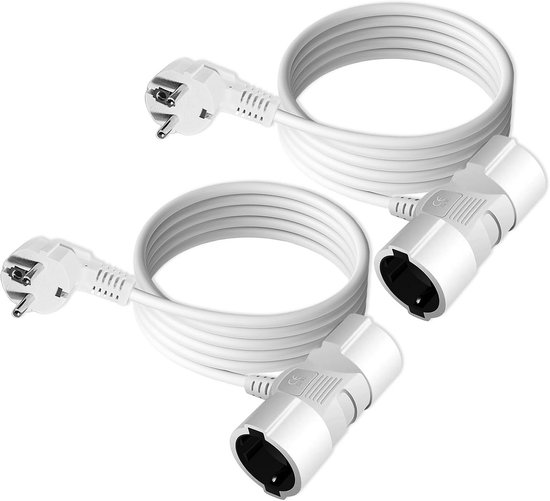 Verlengsnoer - Kabeltype: H05RR-F 3x1.5mm² Max. belasting: 230V/16A