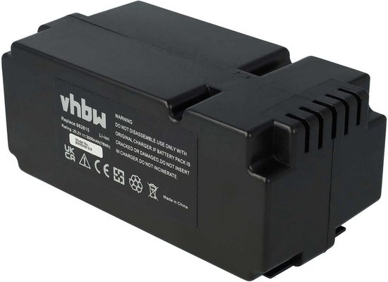 Vervangende Li-Ion Accu 3000mAh 25.2V voor Robotmaaier Tuinmaaier, 7 Cellen, Hoge Capaciteit, Veilig