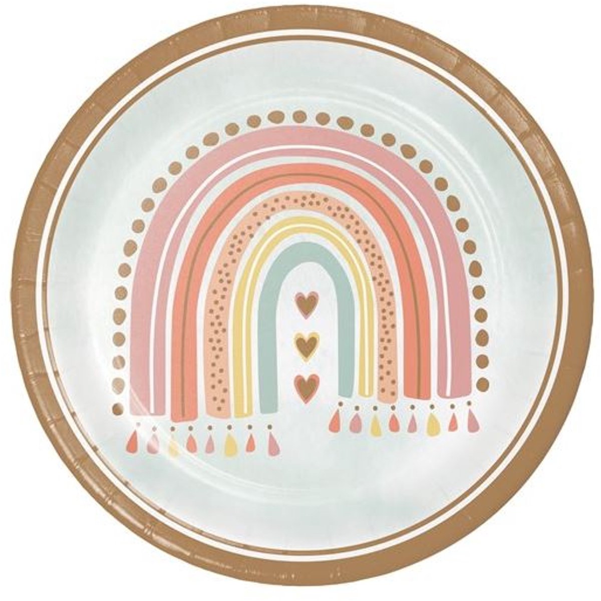 Borden Boho rainbow 23 cm - 8 st