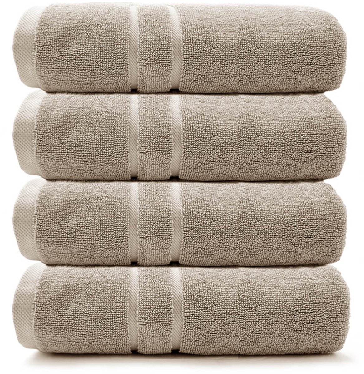 HOOMstyle Gastendoekje Boutique - 4 stuks - 30x50cm - Taupe