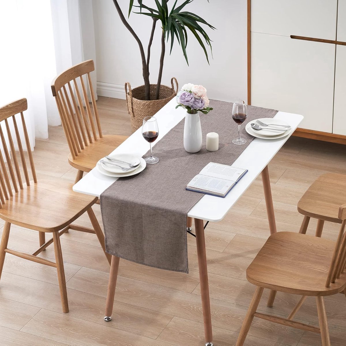 Stunq® Elegante Waterafstotende Tafelkleed in Linnenlook voor Binnen en Buiten