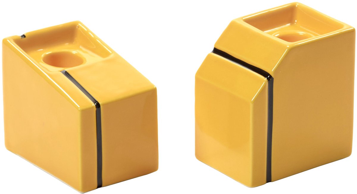 Serax Silos Kandelaar Set Van 2 Yellow