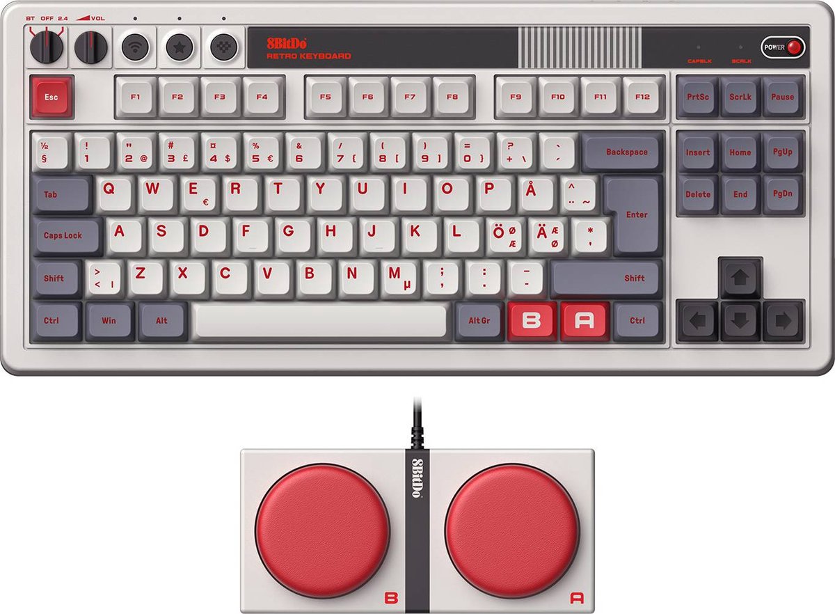 8BitDo Mechanical Keyboard - N Ed. ISO (NORD)