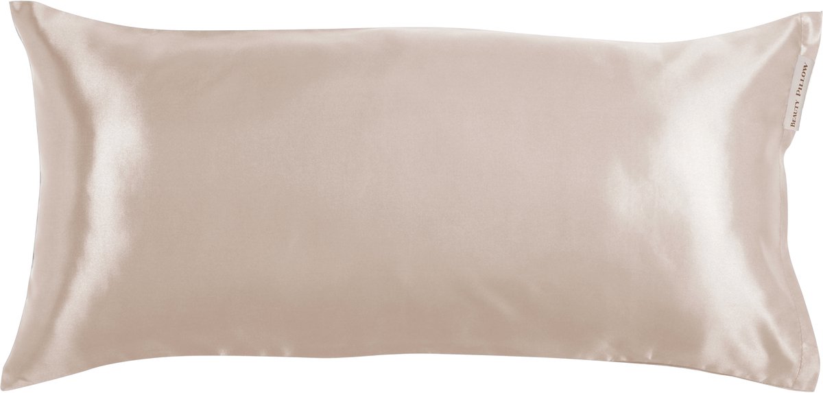 Beauty Pillow® - Satijnen Kussensloop - 80x40 cm - Duitse afmeting - Sandy Beach