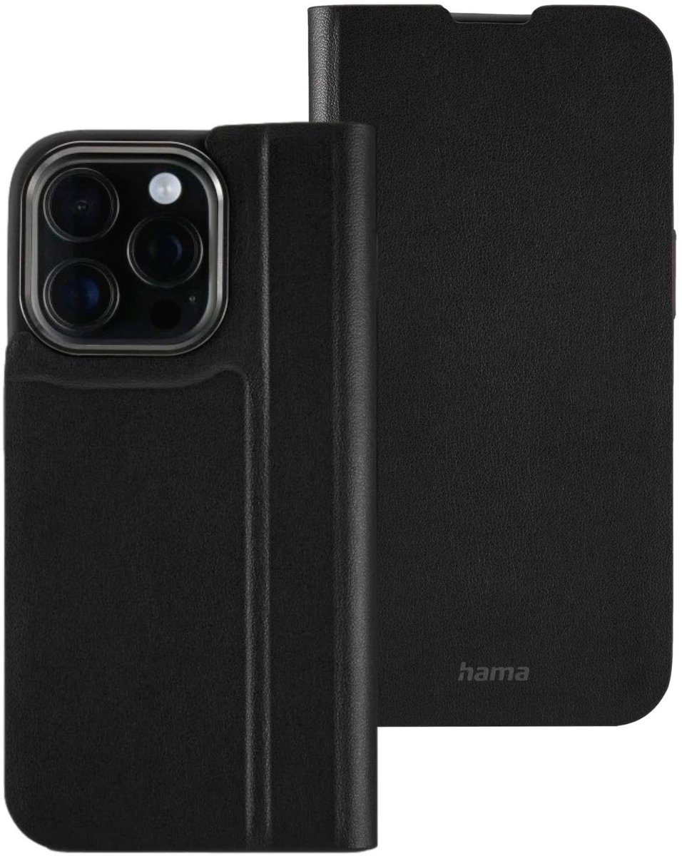 Eco Premium booklet voor Apple iPhone 16 Pro Max, zwart