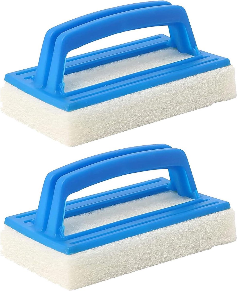 Zwembad Reiniging Set - Borstel, Spons, Handschrobber - Reiniging van Vuil en Mos