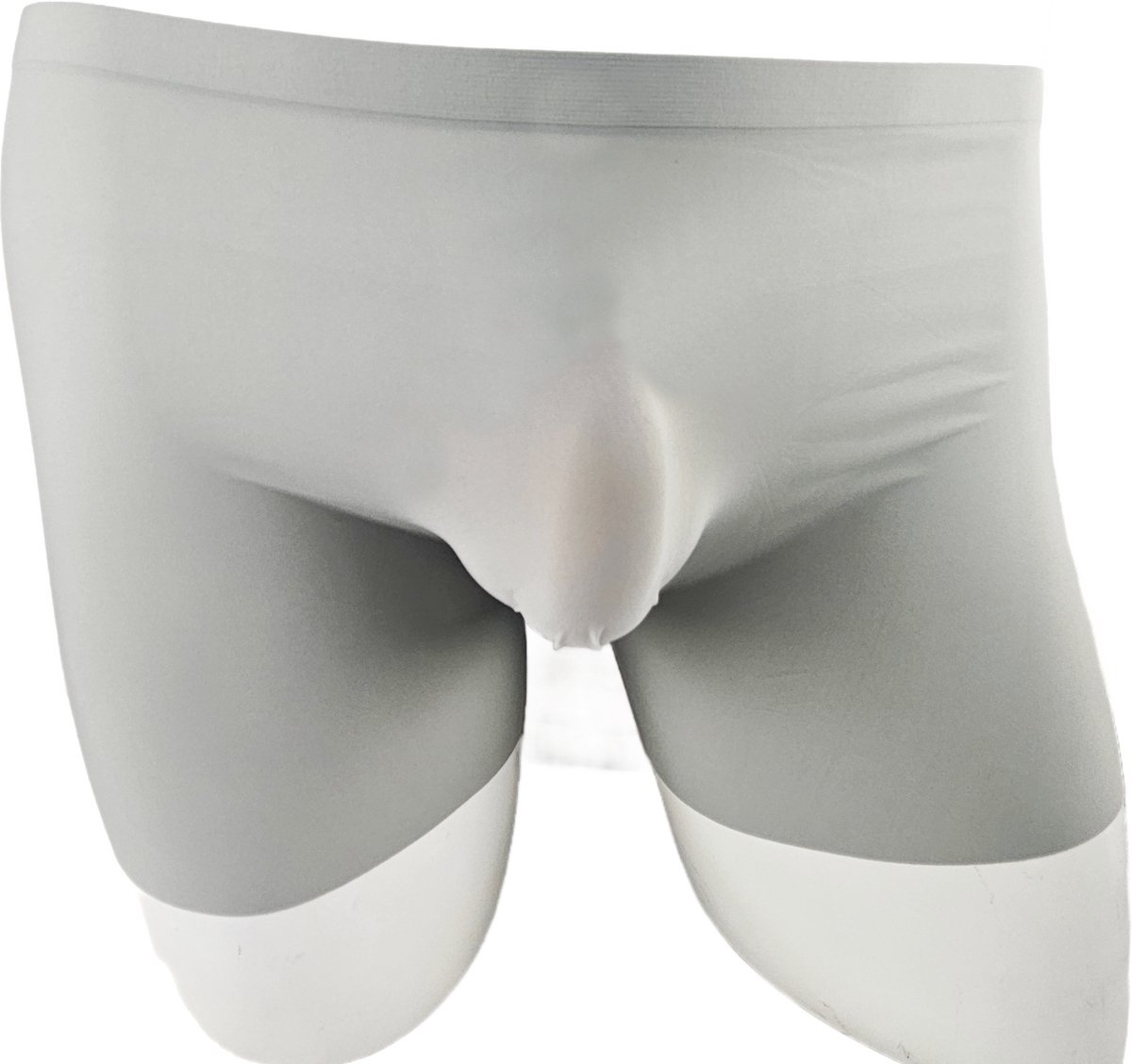 BamBella ® - Boxershorts - maat L/XL - Boxer short Grijs onderbroek naadloos lange pijpen heren