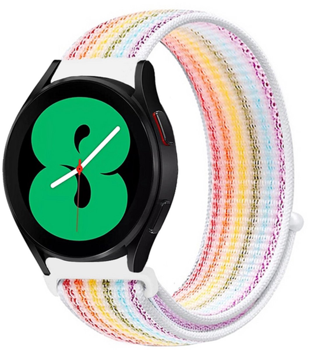 By Qubix - Sport Loop nylon bandje - Multicolor - geschikt voor Huawei Watch 5 - 46mm