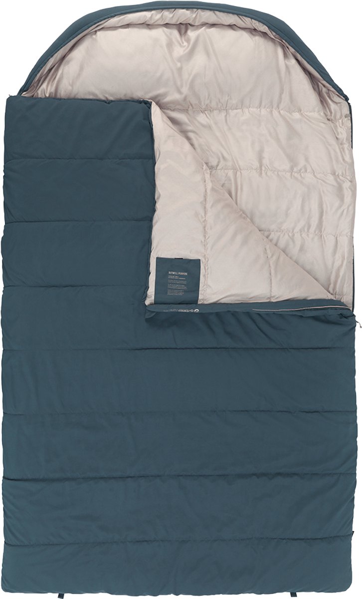 Outwell Campion Lux Double Slaapzek Dekenmodel +5C 2 Persoons 225 x 140 cm