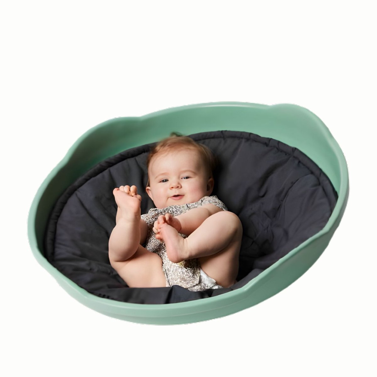 Gonge Mini wiebeltol voor motorische ontwikkeling van kinderen - 0 tot 4 jaar - 68 cm - Educatief speelgoed - Met kussen