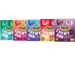 Holie's Chewy Bar Mixdoos 5x 3 repen - reep - suikervrij - gezond - vegan