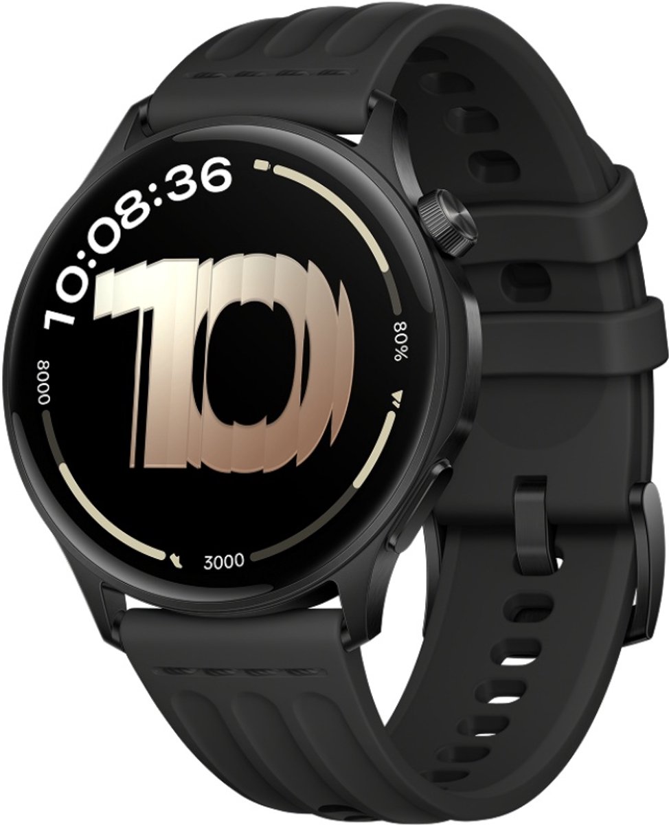 OnePlus Watch Lite - Smartwatch - 1.46" AMOLED - 10 dagen batterij - Dual-Band GPS - 5ATM Waterbestendig - Zwart
