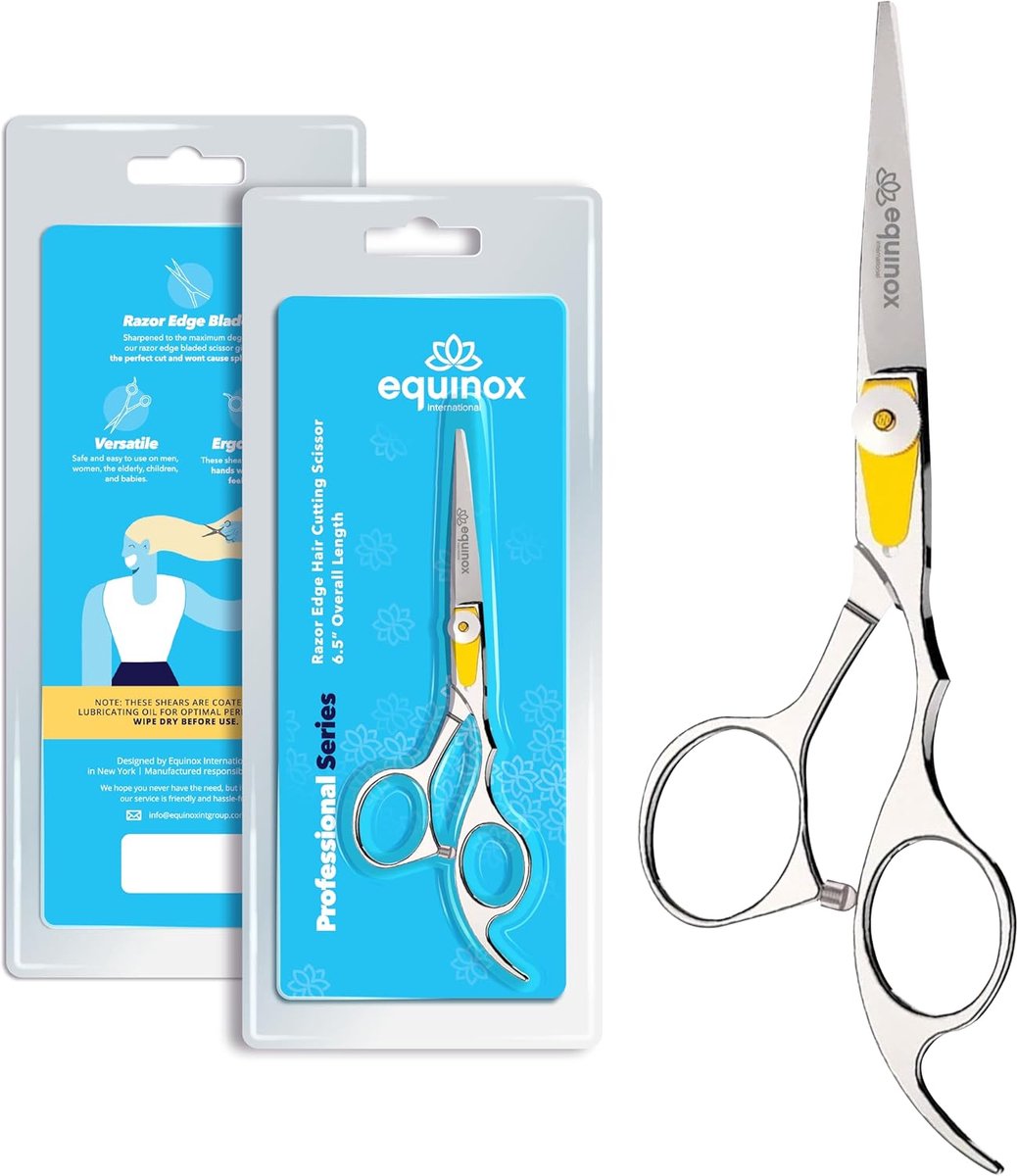 Equinox Professionele 6.5" Kappersschaar - Scheermesrand Haarknipschaar voor Stylisten
